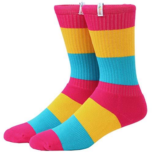 Algopix Similar Product 2 - Socksmith LGBTQ Pride Adult Crew Socks