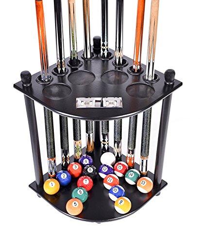 Algopix Similar Product 8 - Iszy Billiards Color Black Cue Rack
