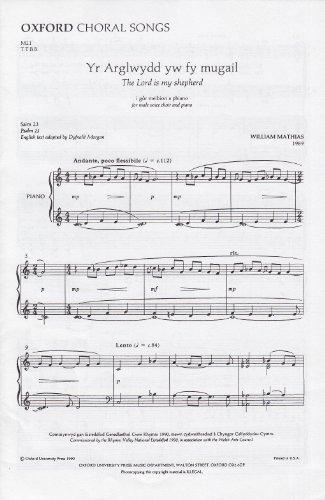 Algopix Similar Product 15 - The Lord is my shepherd Yr Arglwydd yw