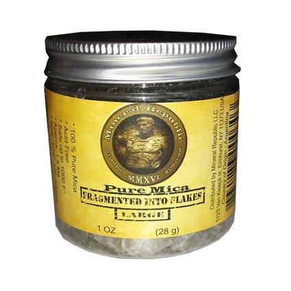 Algopix Similar Product 13 - Mica Flakes 1 OZ Large Size Natural