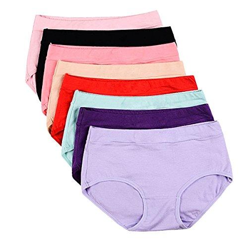 Algopix Similar Product 11 - Buankoxy Womens 8 Pack MidRise