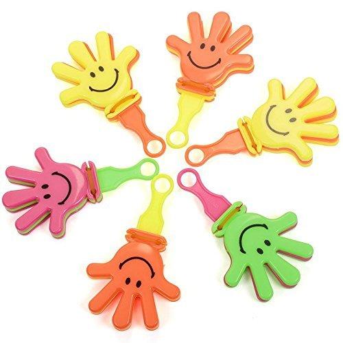 Algopix Similar Product 18 - Smiler Hand Clappers - Pk6