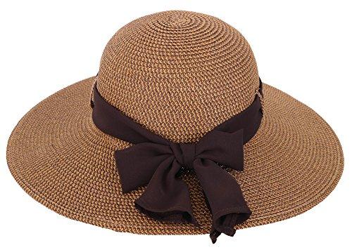 Algopix Similar Product 10 - Straw Hat Womens Wide Brim Summer