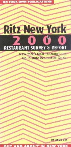 Algopix Similar Product 18 - Ritz New York Restaurant Survey 