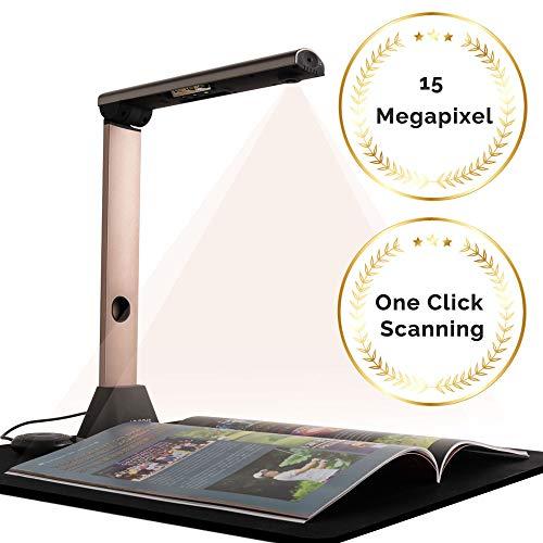 Algopix Similar Product 12 - iCODIS X7 Book  Document Scanner 15MP