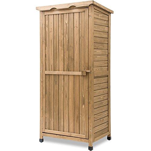 Algopix Similar Product 1 - Leisure Zone Outdoor Wooden Storage