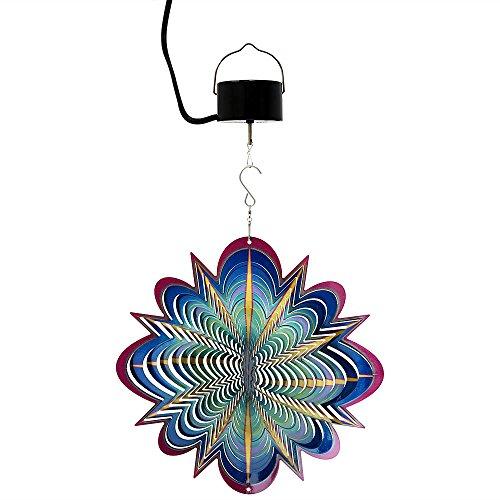 Algopix Similar Product 20 - Sunnydaze Blue Dream 3D Whirligig Wind
