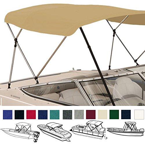 Algopix Similar Product 6 - SavvyCraft 4 Bow Bimini Top Boat Cover
