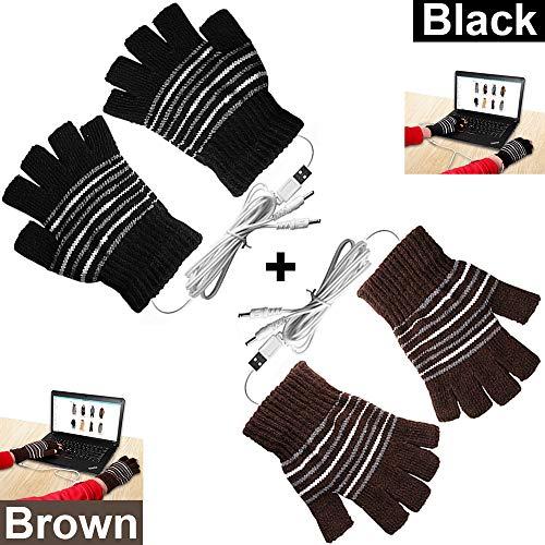 Algopix Similar Product 5 - 2 Pack USB Heated Gloves for Men and
