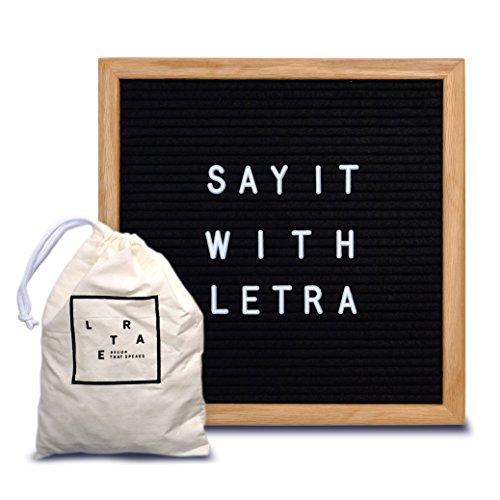 Algopix Similar Product 8 - Felt Letter Board  Black 10 x 10