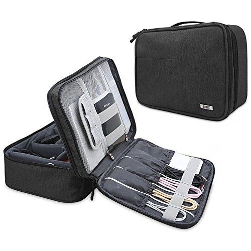 Algopix Similar Product 11 - BUBM Electronic Organizer Double Layer