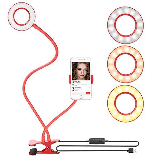 Algopix Similar Product 8 - Neewer Clampon Selfie Ring Light with
