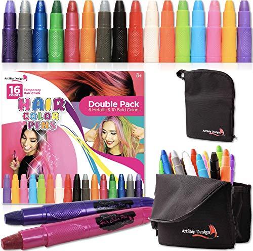 Algopix Similar Product 12 - 16 Colors Hair Chalk Double Pack