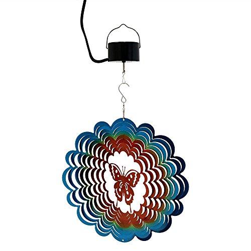 Algopix Similar Product 5 - Sunnydaze Reflective 3D Whirligig