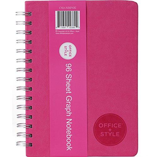 Algopix Similar Product 7 - OfficeStyle PU Personal Graph Notebook
