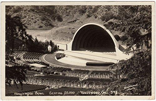 Algopix Similar Product 8 - Real Photo Postcard Hollywood Bowl in