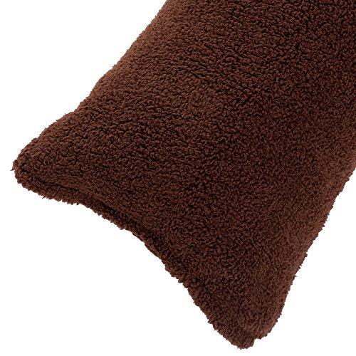 Algopix Similar Product 11 - Body Pillow Cover Sherpa with side