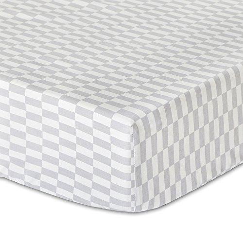 Algopix Similar Product 12 - Mosaic Fitted Crib Sheet by The Peanut
