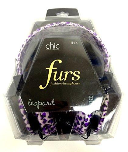 Algopix Similar Product 3 - Ihip Furs Fashion Headphones Purple