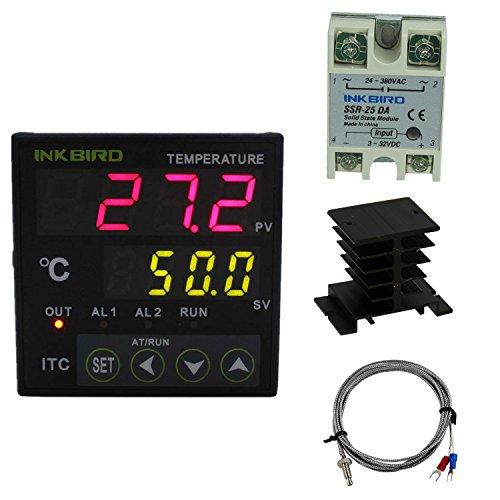 Algopix Similar Product 19 - Inkbird ITC100 PID Thermostat SSR Heat