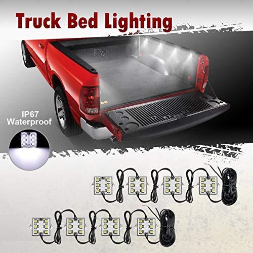 Algopix Similar Product 4 - Partsam 8Pods Truck Bed LED Lighting
