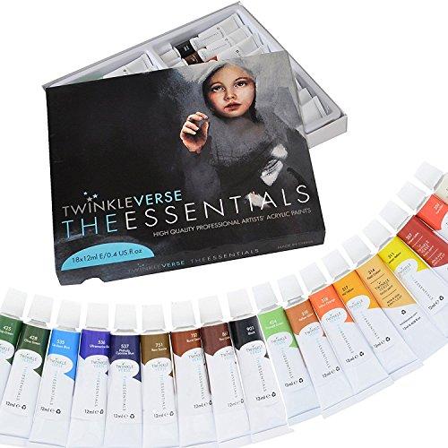 Algopix Similar Product 13 - Acrylic Paint Set  18 Artist Quality