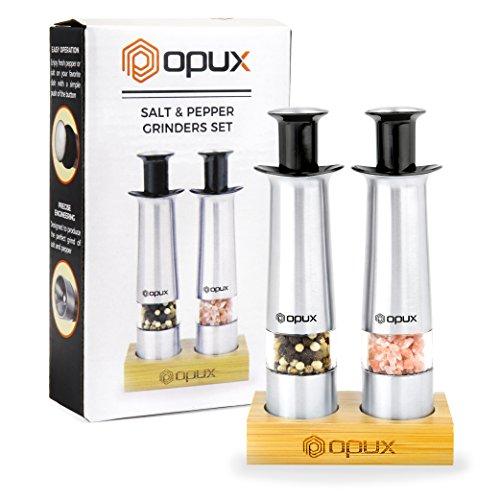 Algopix Similar Product 18 - Stainless Steel Push Button Salt and