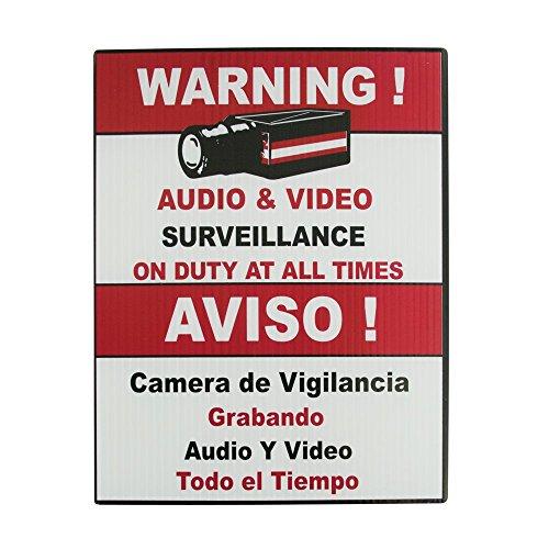 Algopix Similar Product 20 - Vonnic A1001 Surveillance Warning Sign