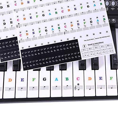 Algopix Similar Product 12 - Piano Stickers for Keys Ladash 2
