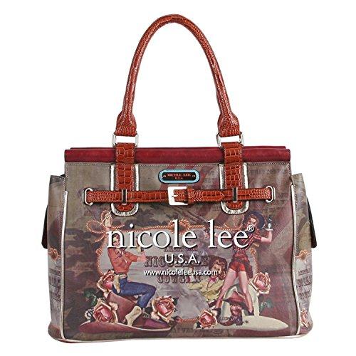 Algopix Similar Product 10 - AMERICAN COWGIRL WESTERN LARGE TOTE BAG