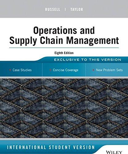 Algopix Similar Product 18 - Operations and Supply Chain Management