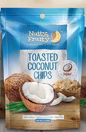 Algopix Similar Product 14 - Dried Toasted Coconut Chips By Nutty 