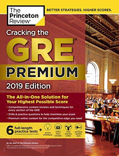 Algopix Similar Product 3 - Cracking the GRE Premium Edition with 6