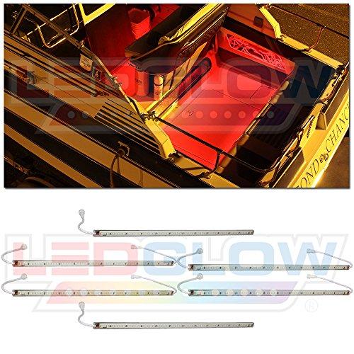Algopix Similar Product 20 - LEDGlow 6pc Red LED Boat Deck and Cabin