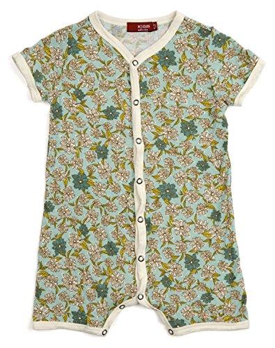 Algopix Similar Product 11 - Milkbarn Bamboo Shortall  Blue Floral