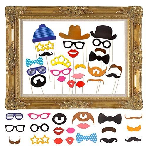 Algopix Similar Product 1 - JZK 25 x Party photo booth props with