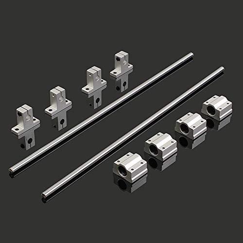 Algopix Similar Product 13 - Fenstore Linear Rail 2 Pcs 8mm x 400mm