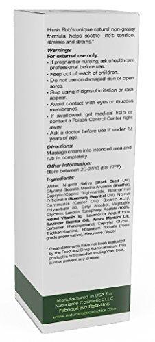 Algopix Similar Product 17 - HUSH RUB muscle relaxer 34 oz  Pain