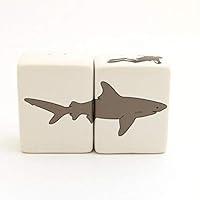 Algopix Similar Product 7 - Shark Salt and Pepper Set with Scuba
