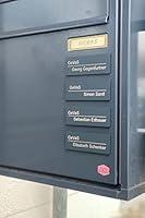 Algopix Similar Product 6 - iFuntecky Plate Anthracite 85 x 30 mm