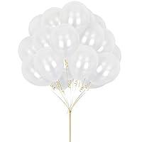 Algopix Similar Product 3 - White Balloons HoveBeaty 12 Inches