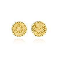 Algopix Similar Product 2 - Celestial Gold Sun & Moon Stud Earrings