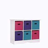 Algopix Similar Product 3 - RiverRidge 6 Bins Storage Cabinet for
