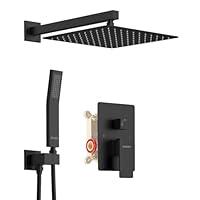 Algopix Similar Product 18 - KOJOX 12 Inch Black Shower System with