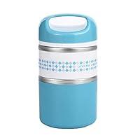 Algopix Similar Product 2 - 2 Layers Stainless Steel Lunch