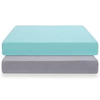 Algopix Similar Product 13 - COSMOPLUS Knitted Crib Sheet Set 2