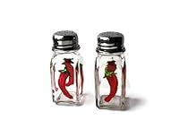 Algopix Similar Product 18 - Chili Peppers Salt and Pepper Glass
