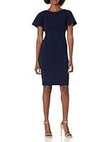 Algopix Similar Product 16 - Calvin Klein Womens Flutter Sleeves