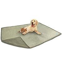 Algopix Similar Product 19 - PetAmi Waterproof Dog Blanket for Bed