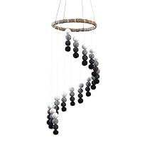 Algopix Similar Product 12 - Spiral Felt Ball Nursery Ceiling